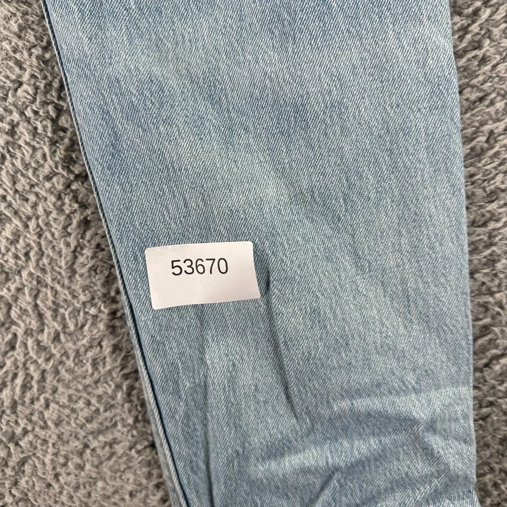 Levi's 512 Jeans Mens 32x30 Blue Cotton Denim Straight Faded Workwear Stretch